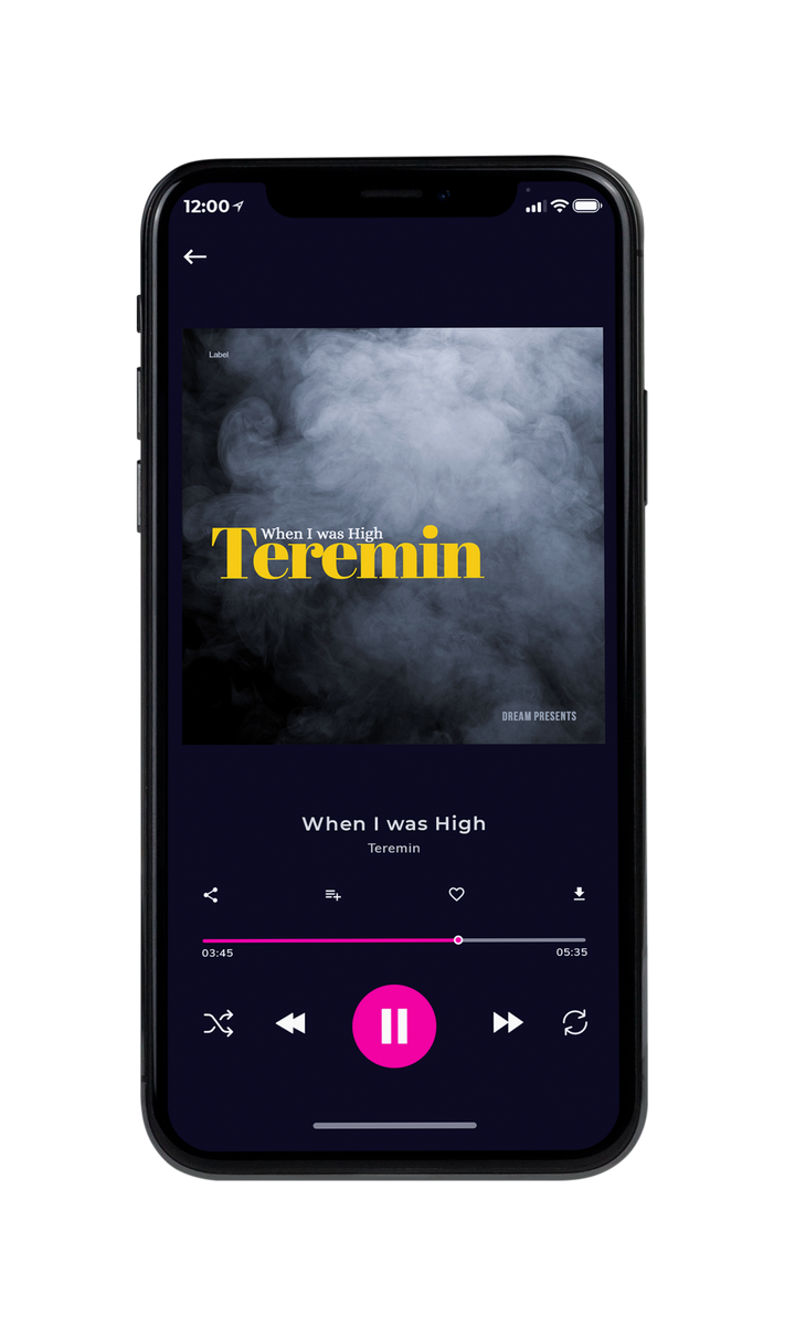 Tablet view of Premade Electronica & Ambient Album Cover - Tuna #8813 | AlbumArtZone*