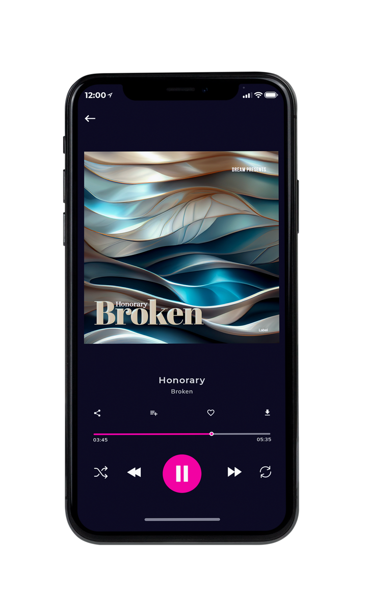 Tablet view of Premade Electronica & Ambient Album Cover - Limed Spruce #8824 | AlbumArtZone*