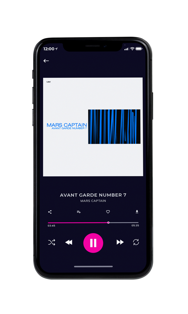Tablet view of Premade Rock,Punk & Alternative Album Cover - Deep Sapphire #8859 | AlbumArtZone*