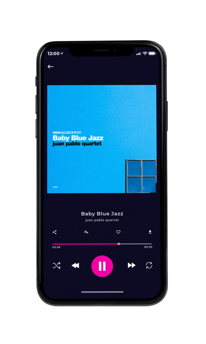 Tablet view of Premade Traditional Jazz & Blues Album Cover - Picton Blue #8885 | AlbumArtZone*