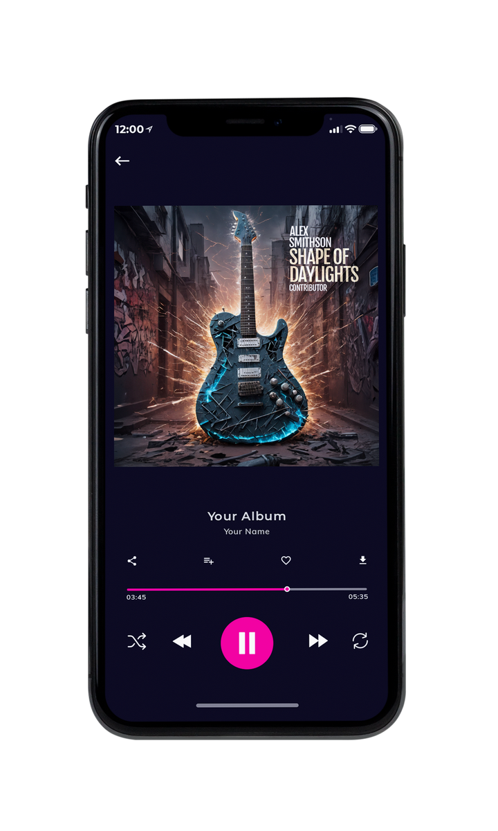 Tablet view of Premade Rock,Punk & Alternative Album Cover - Thunder #10013 | AlbumArtZone*