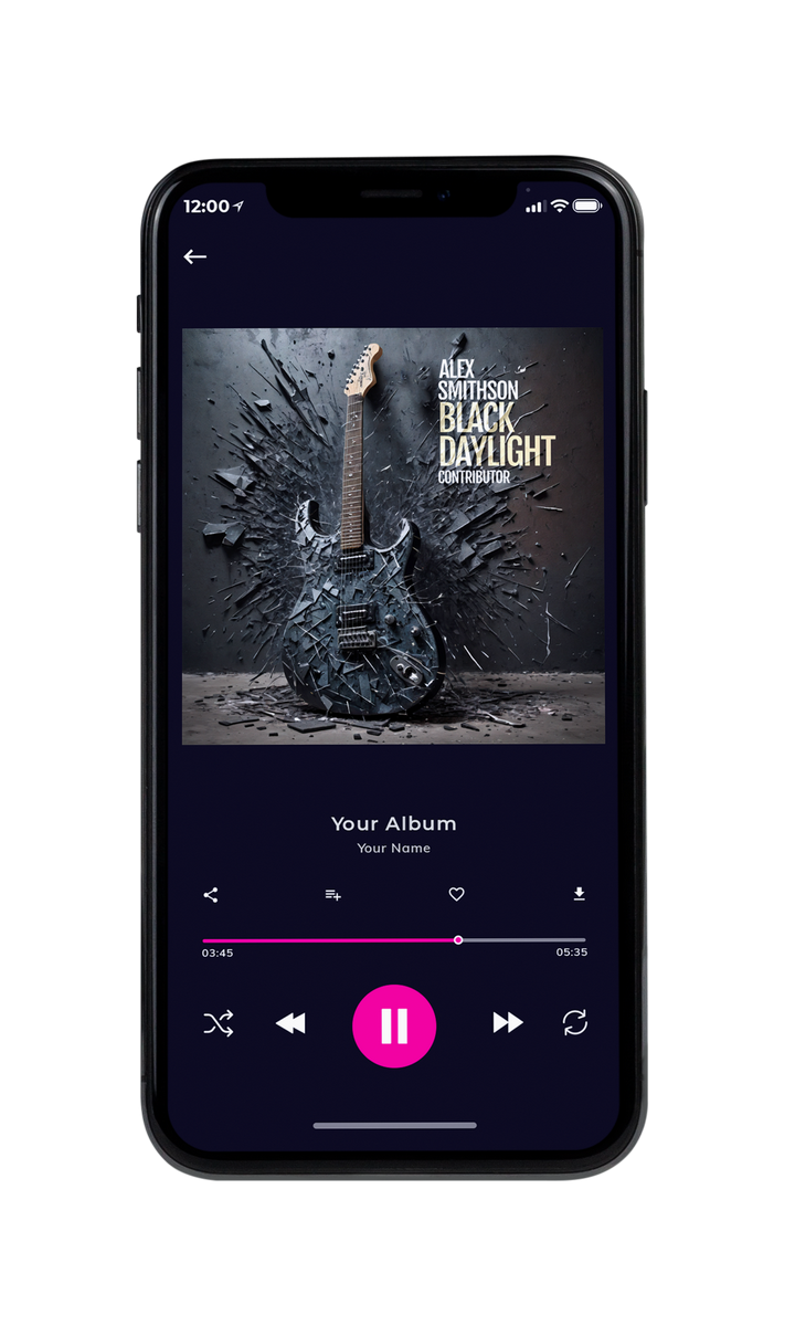 Tablet view of Premade Country & Acoustic Book Cover - Tuna #10014 | AlbumArtZone*