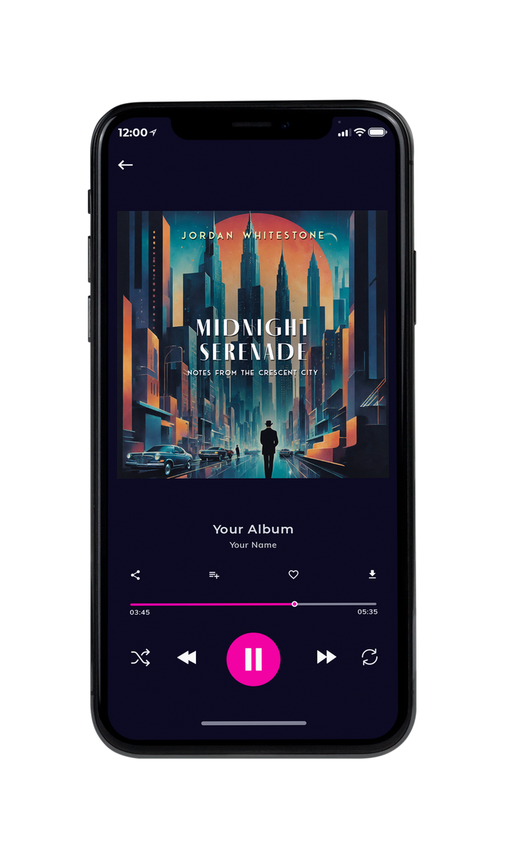 Tablet view of Premade Podcast Album Cover - Ebony Clay #10021 | AlbumArtZone*
