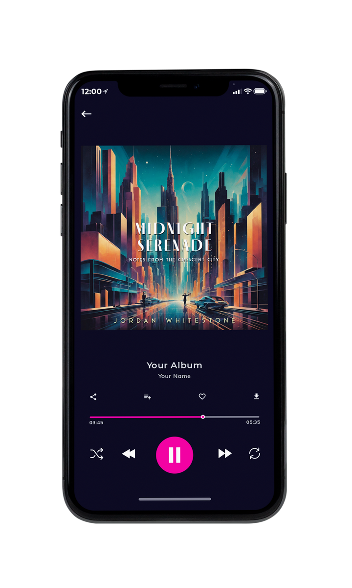 Tablet view of Premade Pop Album Cover - Ebony Clay #10022 | AlbumArtZone*