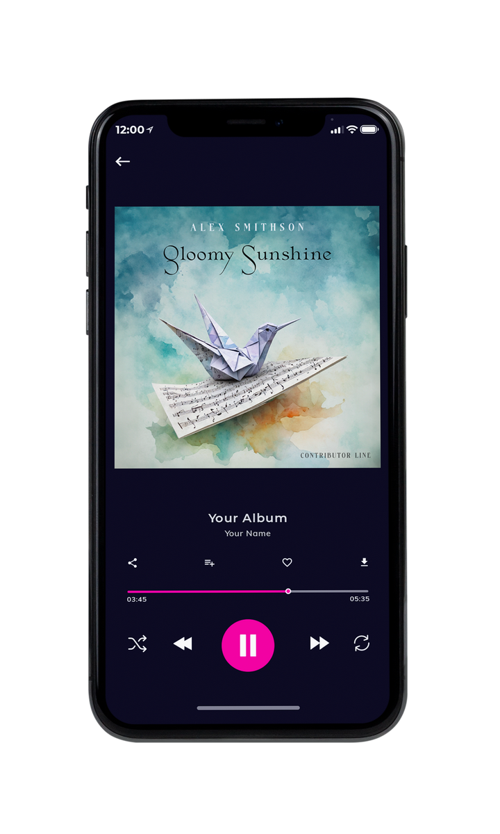 Tablet view of Premade Contemporary Music Book Cover - Pumice #10029 | AlbumArtZone*