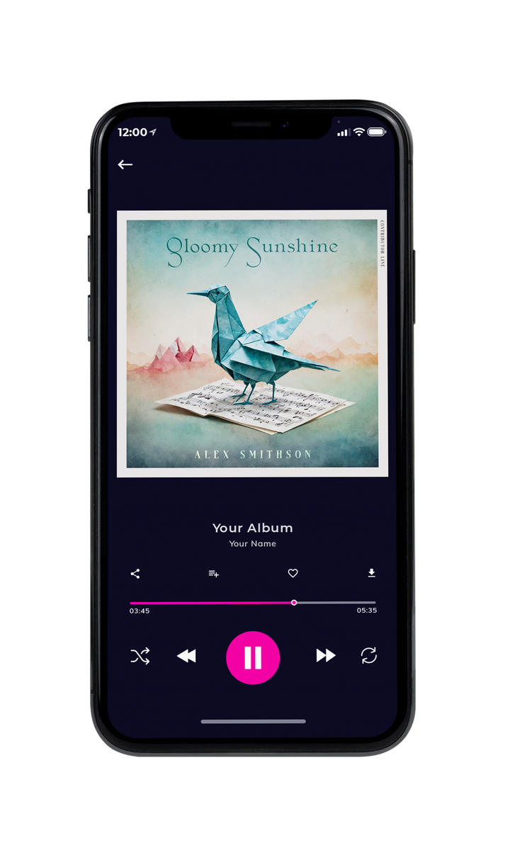 Tablet view of Premade Podcast Album Cover - Kangaroo #10030 | AlbumArtZone*