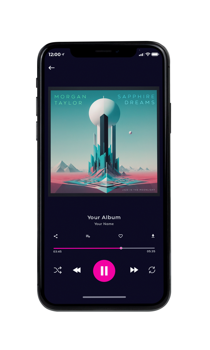 Tablet view of Premade Contemporary Music Album Cover - Sea Nymph #10047 | AlbumArtZone*