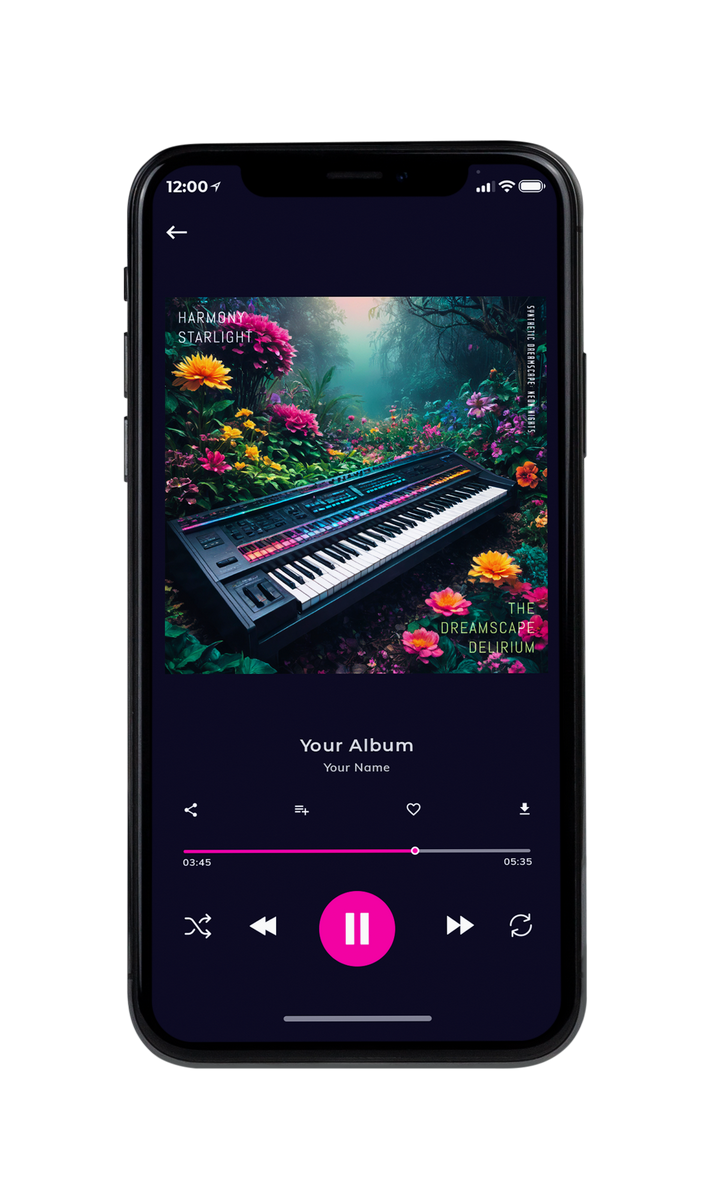 Tablet view of Premade Classical & Romantic Music Album Cover - Mirage #10093 | AlbumArtZone*