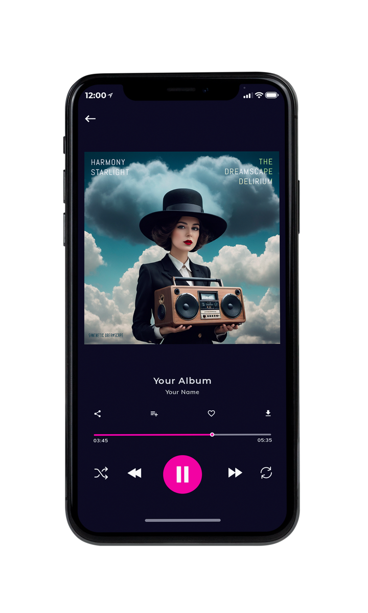 Tablet view of Premade Pop Album Cover - Limed Spruce #10094 | AlbumArtZone*