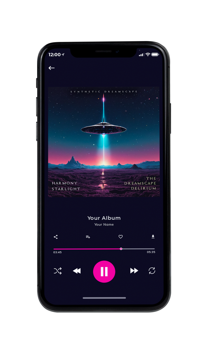 Tablet view of Premade Electronica & Ambient Album Cover - Mirage #10099 | AlbumArtZone*