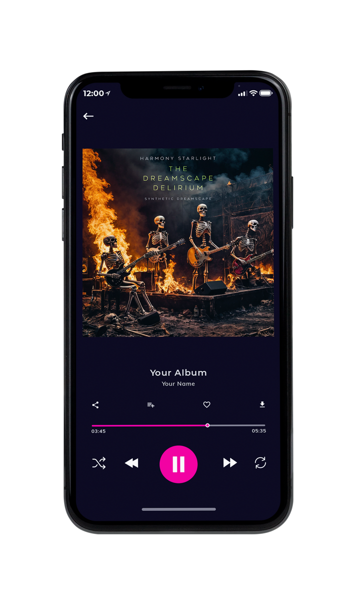 Tablet view of Premade Rock,Punk & Alternative Album Cover - Thunder #10110 | AlbumArtZone*