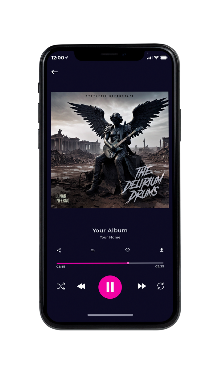 Tablet view of Premade Rock,Punk & Alternative Album Cover - Cloud #10125 | AlbumArtZone*