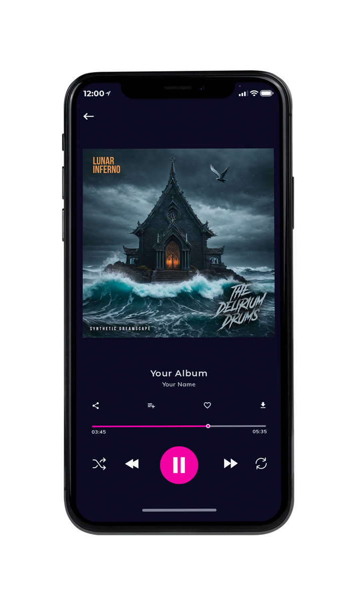 Tablet view of Premade Early Music Book Cover - Outer Space #10129 | AlbumArtZone*