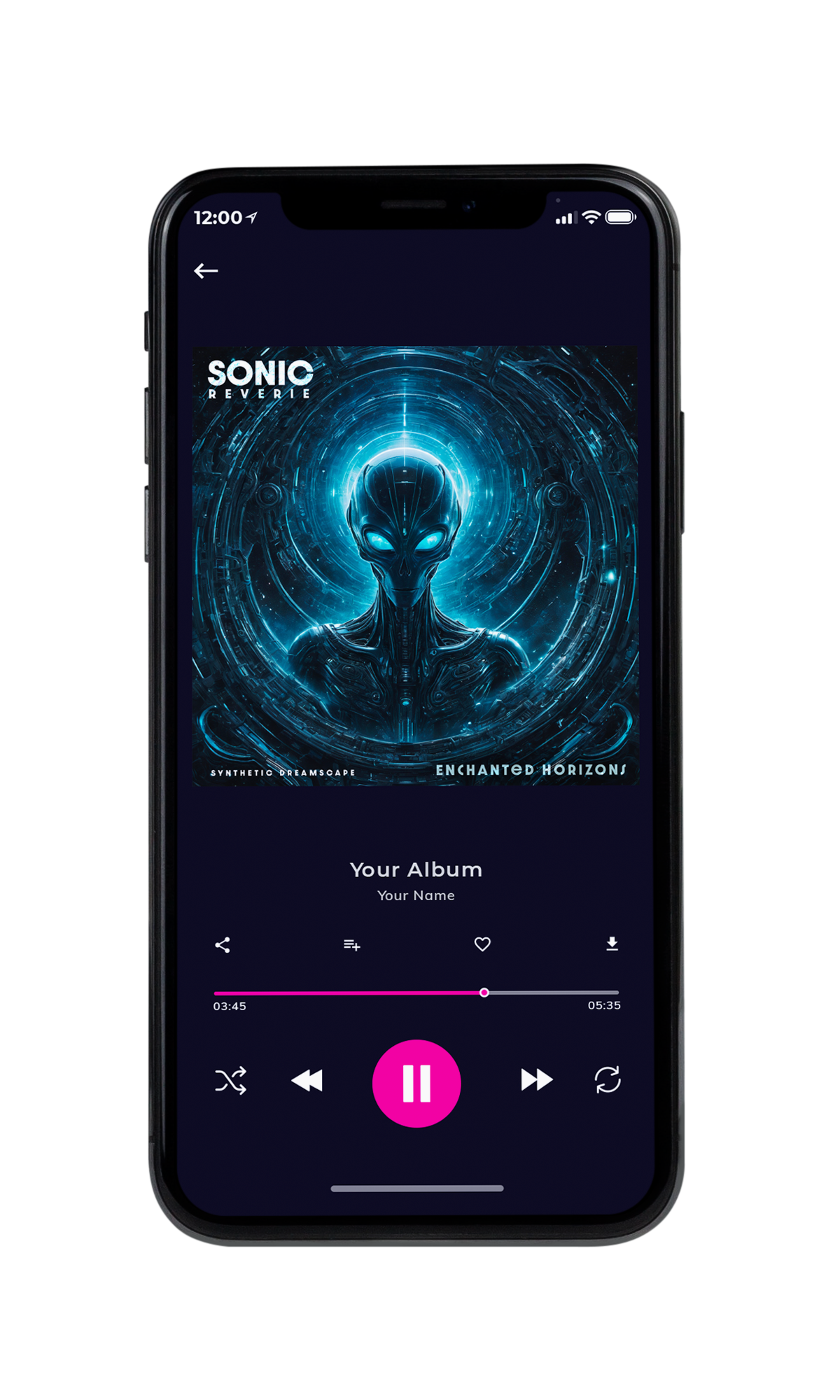 Tablet view of Premade Electronica & Ambient Book Cover - Big Stone #10187 | AlbumArtZone*