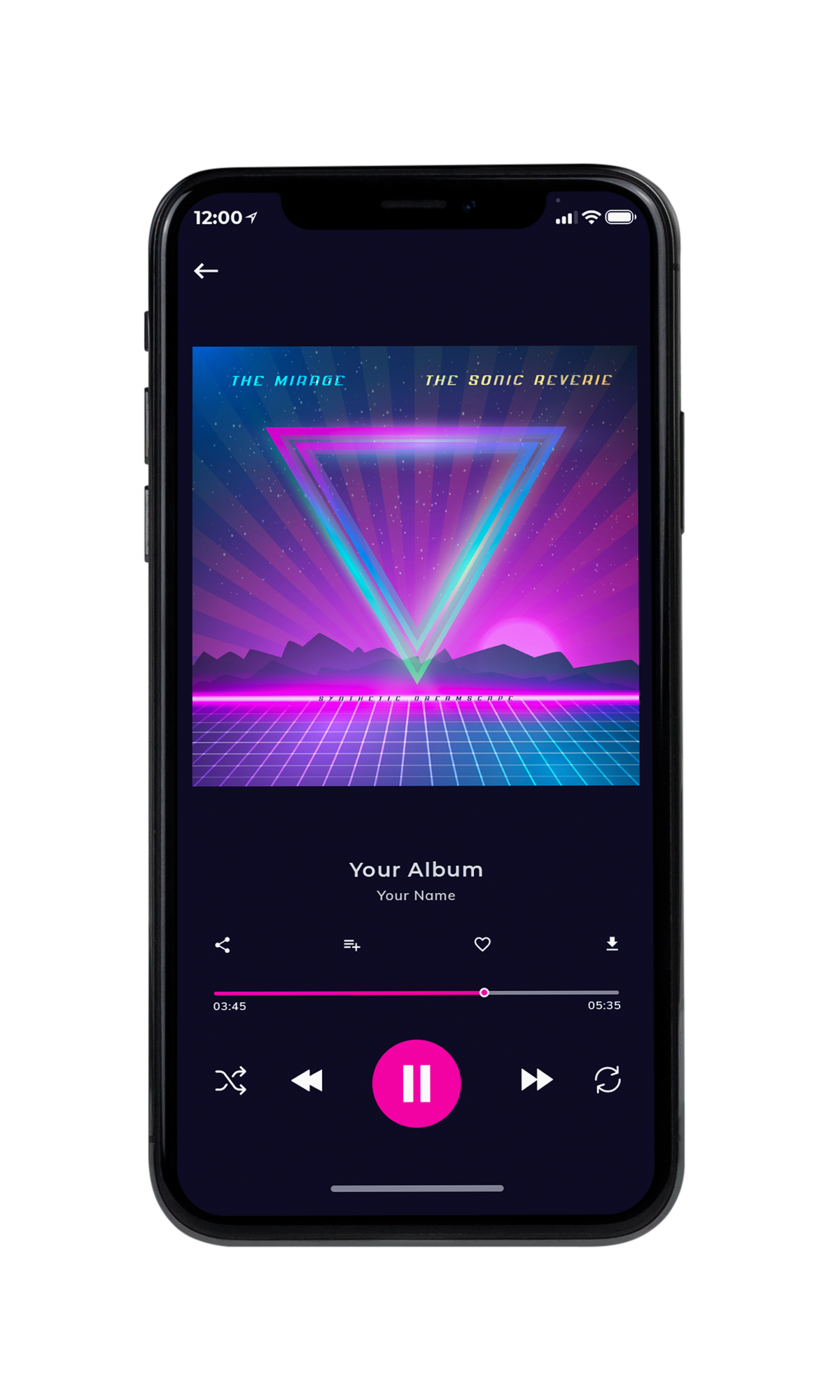 Tablet view of Premade Electronica & Ambient Album Cover - Affair #10199 | AlbumArtZone*