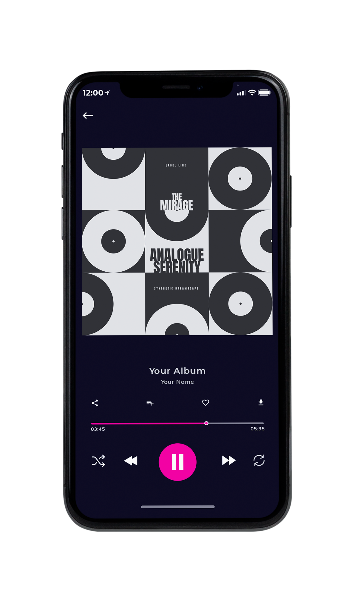 Tablet view of Premade Pop Album Cover - Cararra #10215 | AlbumArtZone*