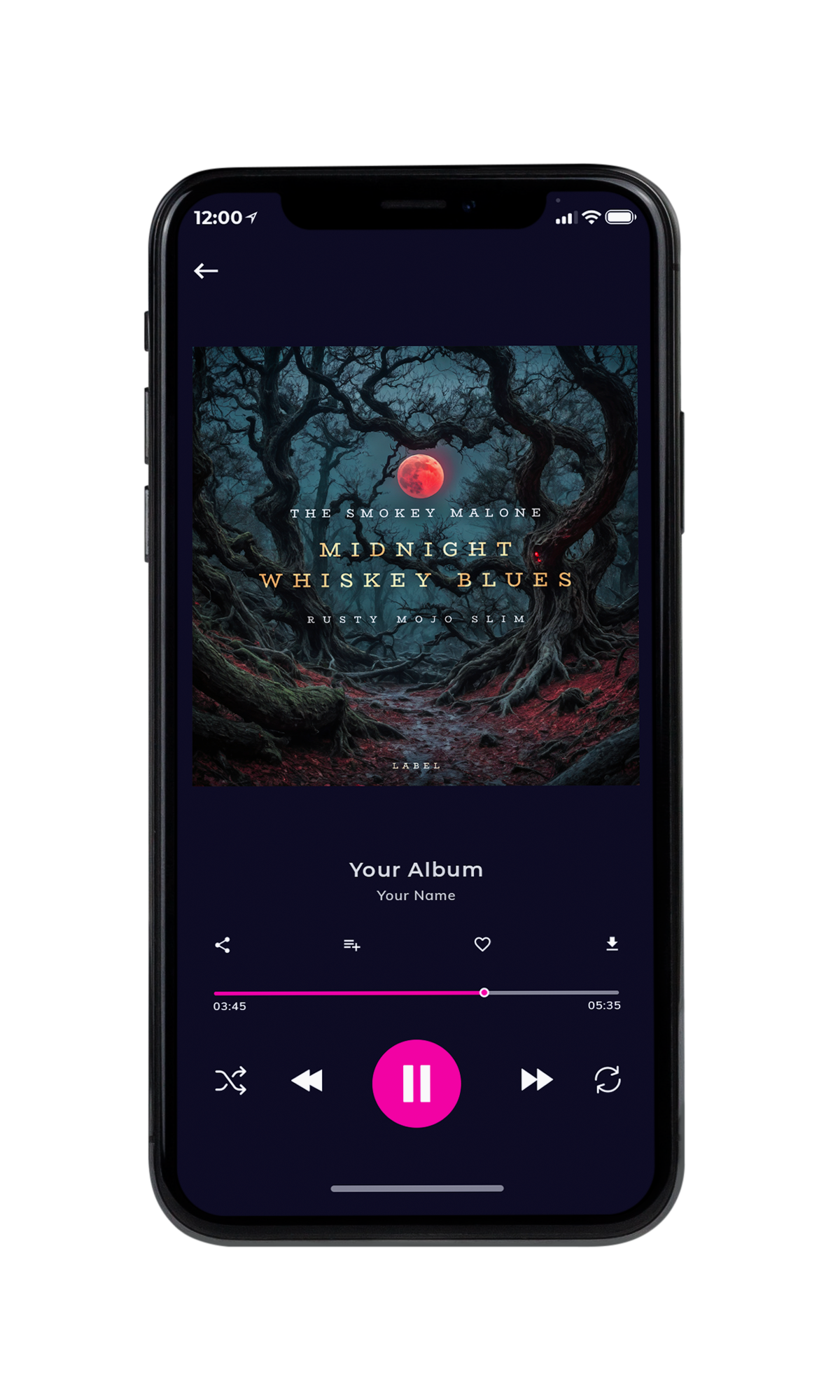 Tablet view of Premade Electronica & Ambient Book Cover - Shark #10279 | AlbumArtZone*