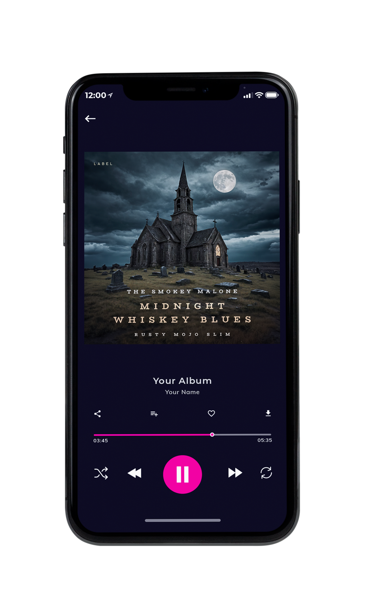 Tablet view of Premade Early Music Album Cover - Outer Space #10282 | AlbumArtZone*