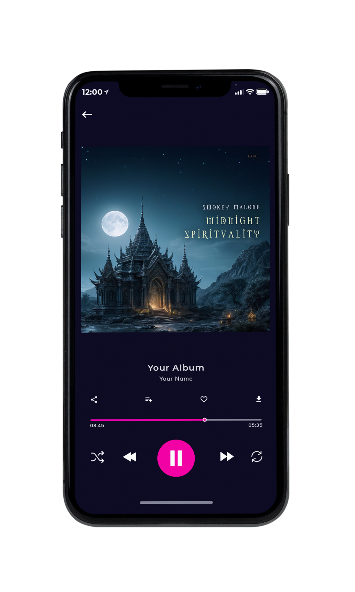 Tablet view of Premade Early Music Album Cover - Mirage #10291 | AlbumArtZone*