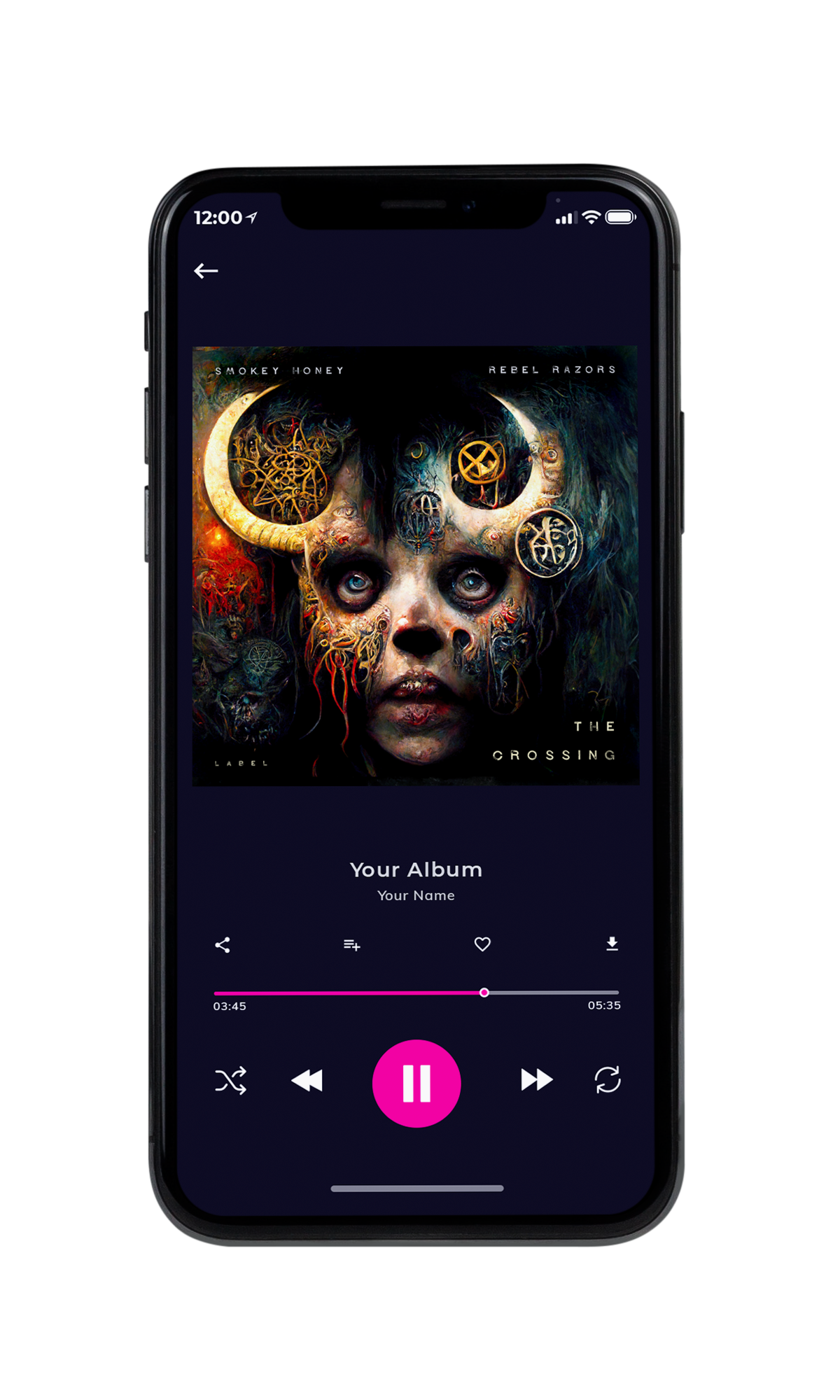 Tablet view of Premade Podcast Album Cover - Laser #10311 | AlbumArtZone*