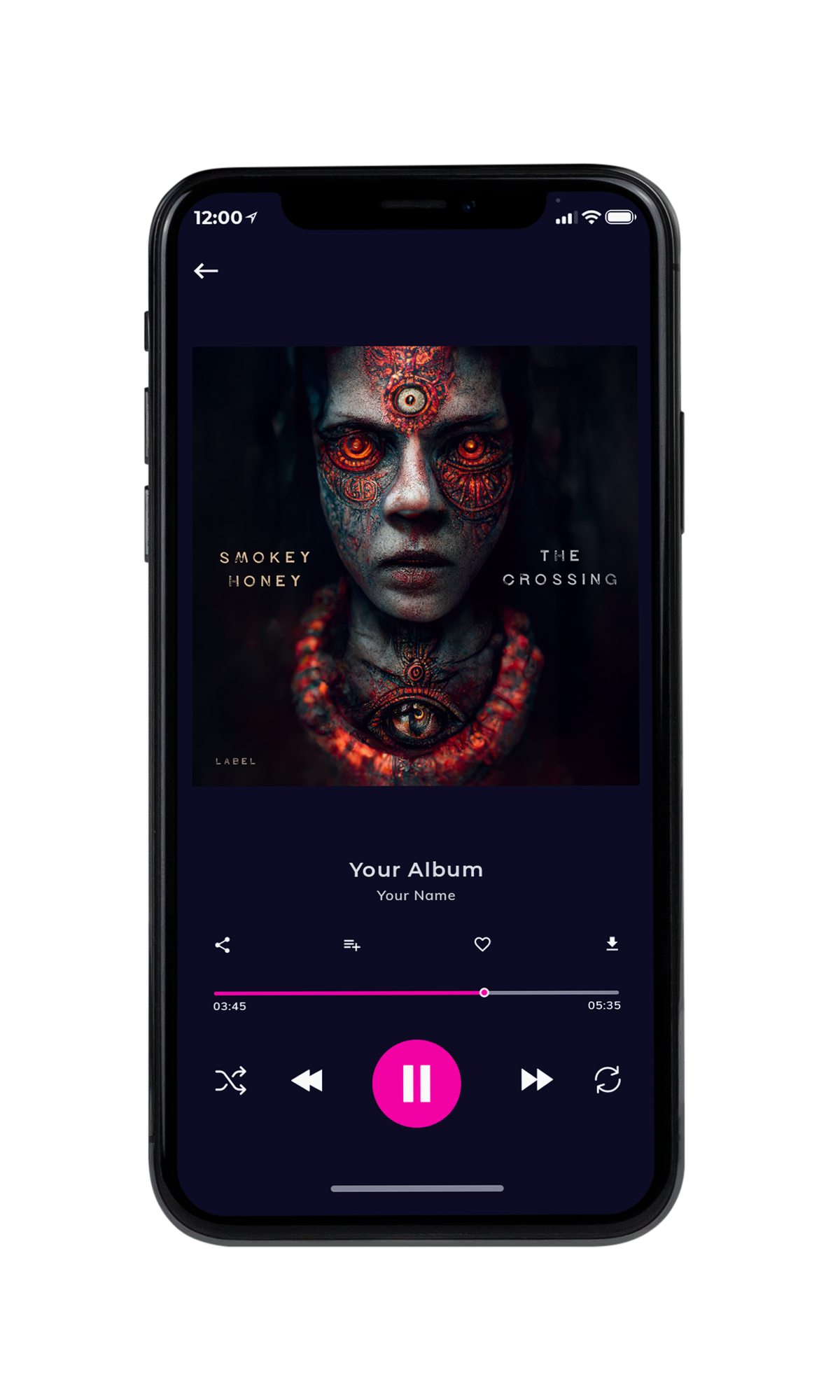 Tablet view of Premade Rock,Punk & Alternative Album Cover - Cinder #10315 | AlbumArtZone*