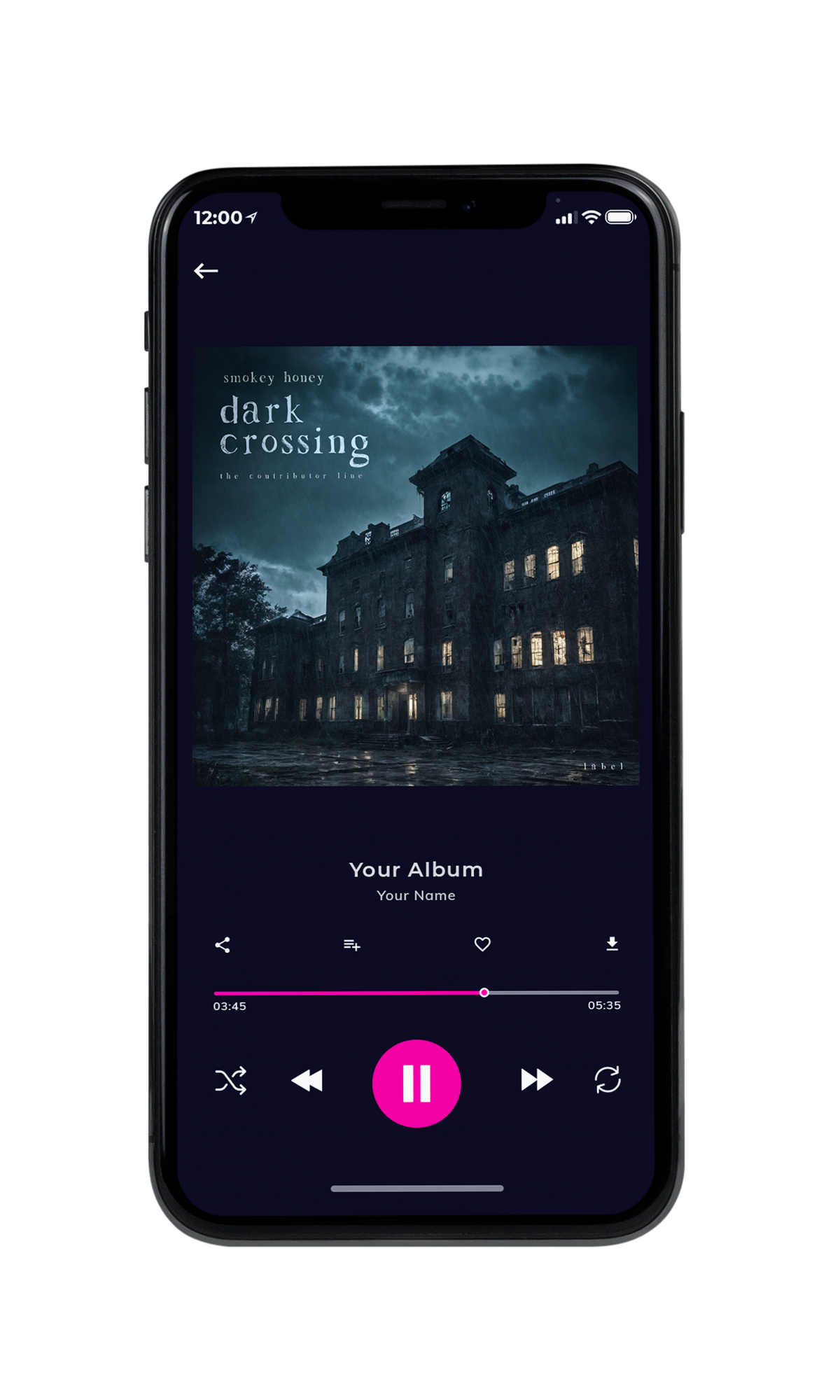 Tablet view of Premade Rock,Punk & Alternative Album Cover - Ebony Clay #10331 | AlbumArtZone*