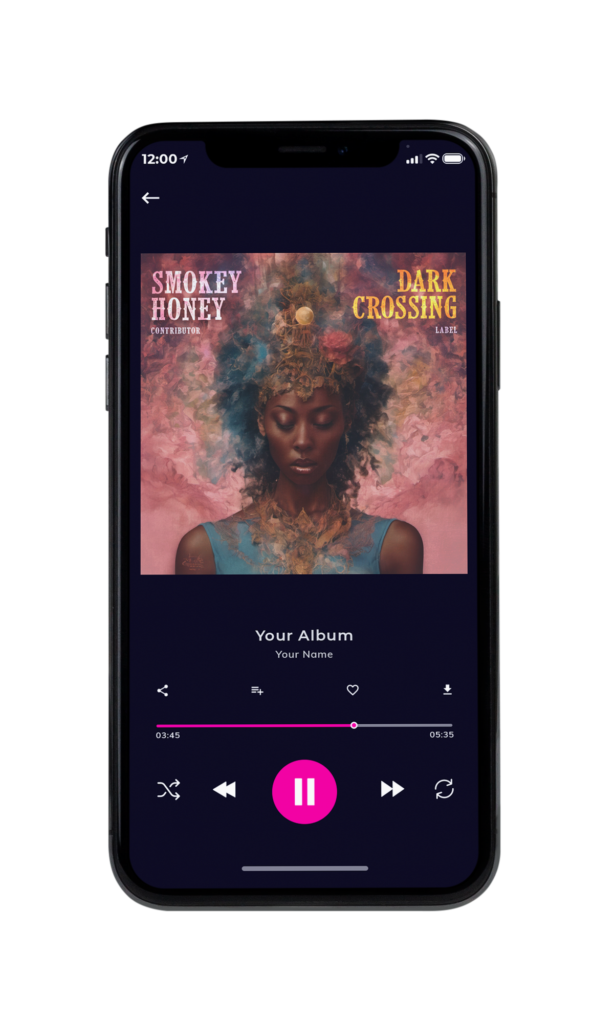 Tablet view of Premade Classical & Romantic Music Album Cover - Russett #10381 | AlbumArtZone*