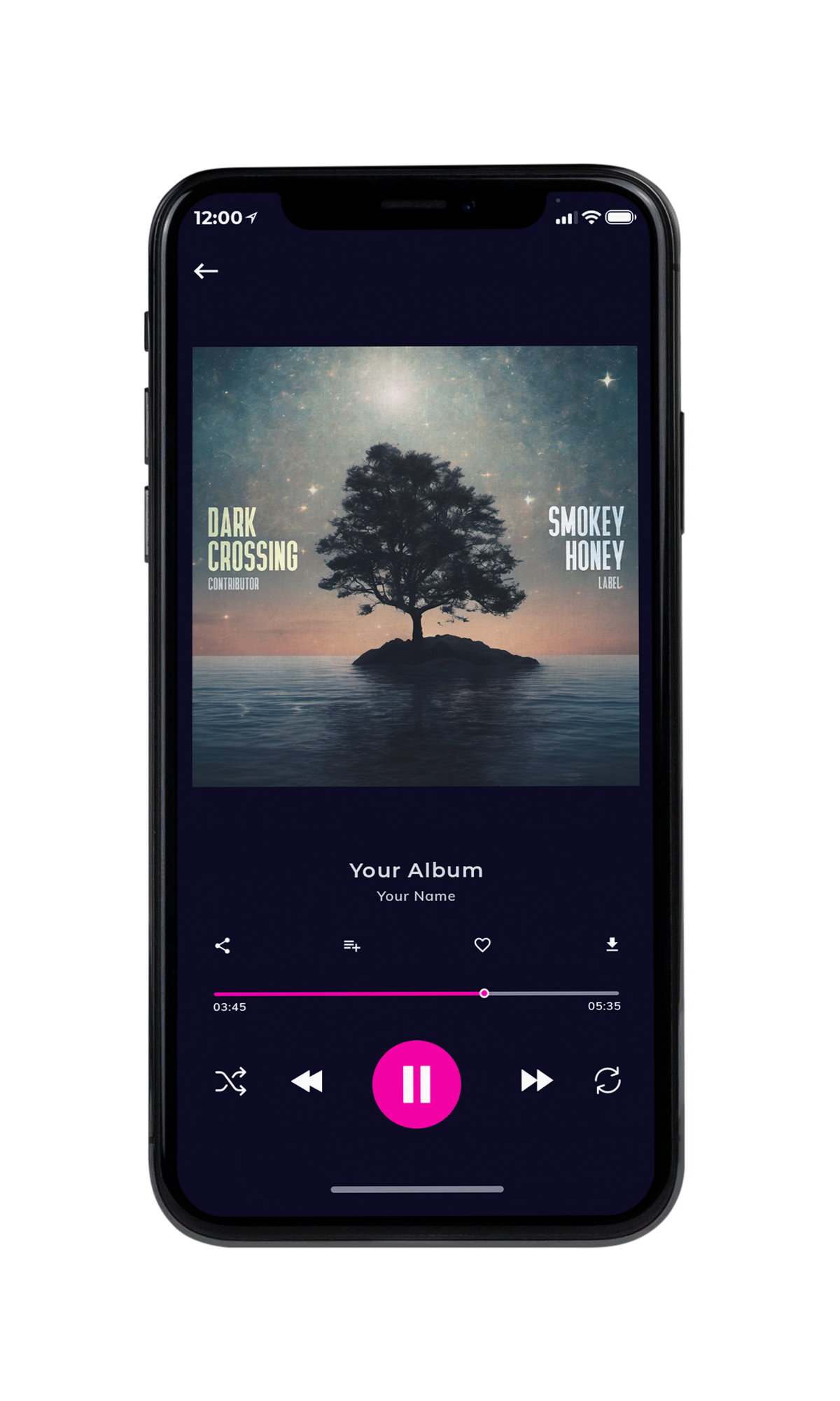 Tablet view of Premade Country & Acoustic Book Cover - Mako #10391 | AlbumArtZone*