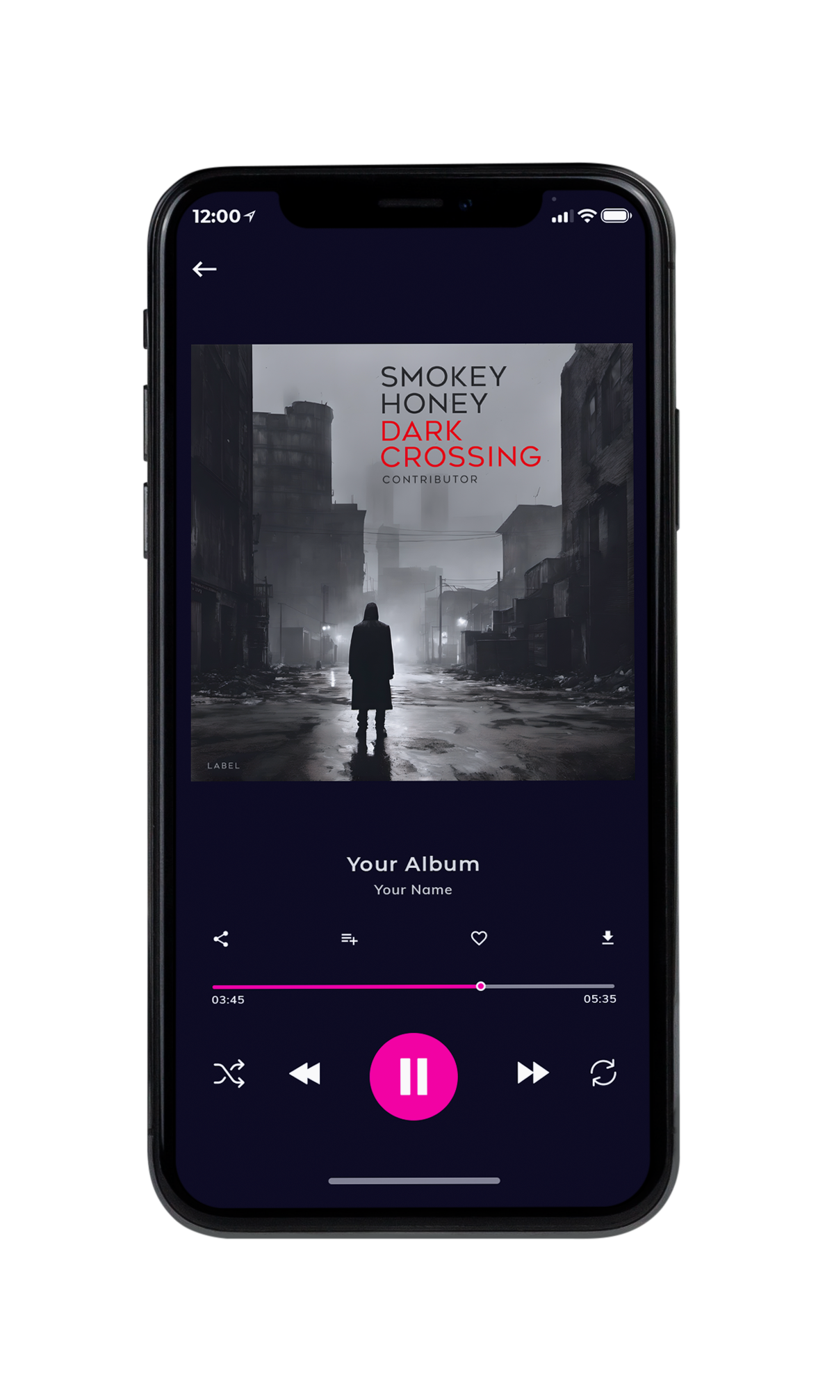 Tablet view of Premade Podcast Book Cover - Ship Gray #10405 | AlbumArtZone*