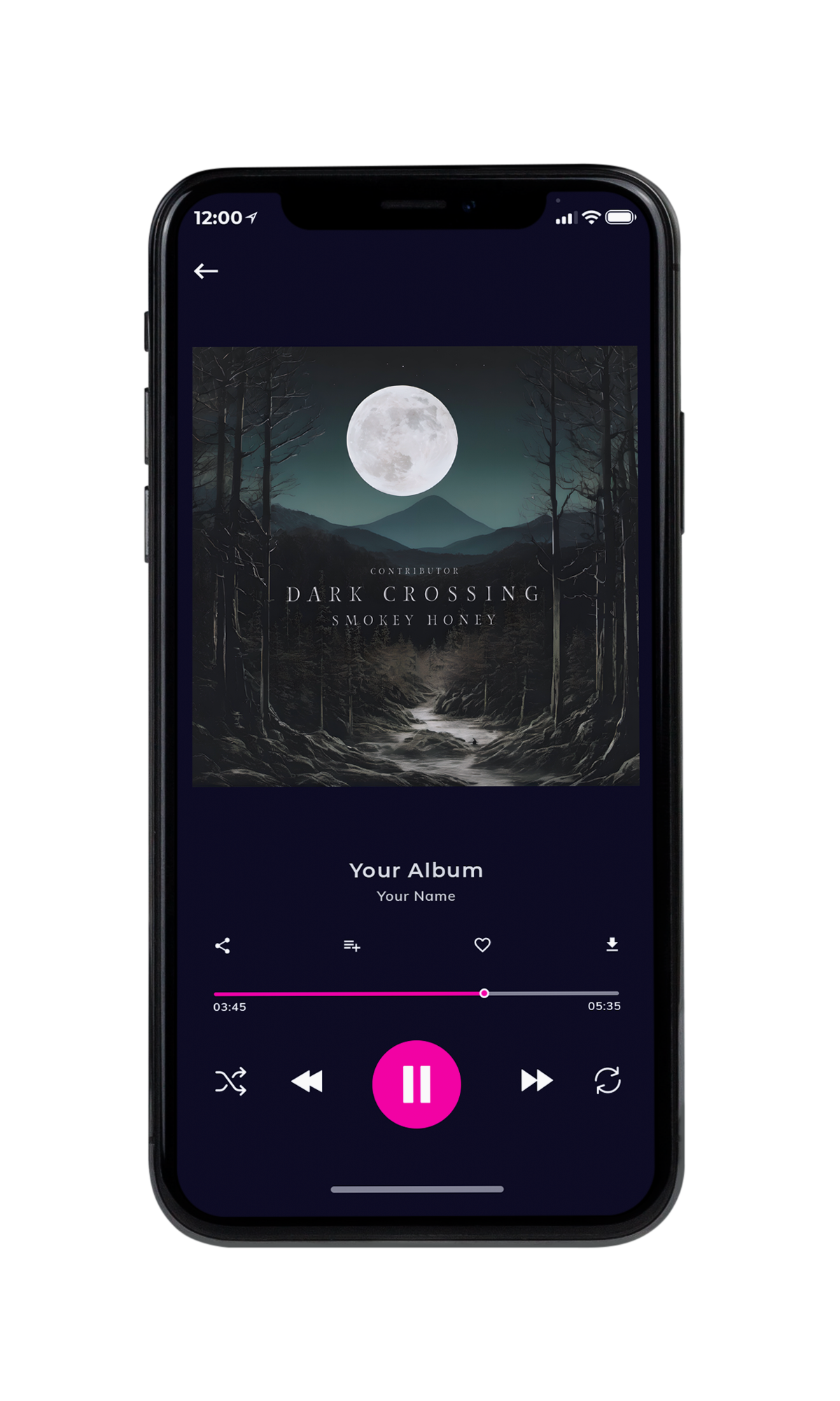 Tablet view of Premade Indie & Folk Music Album Cover - Outer Space #10409 | AlbumArtZone*