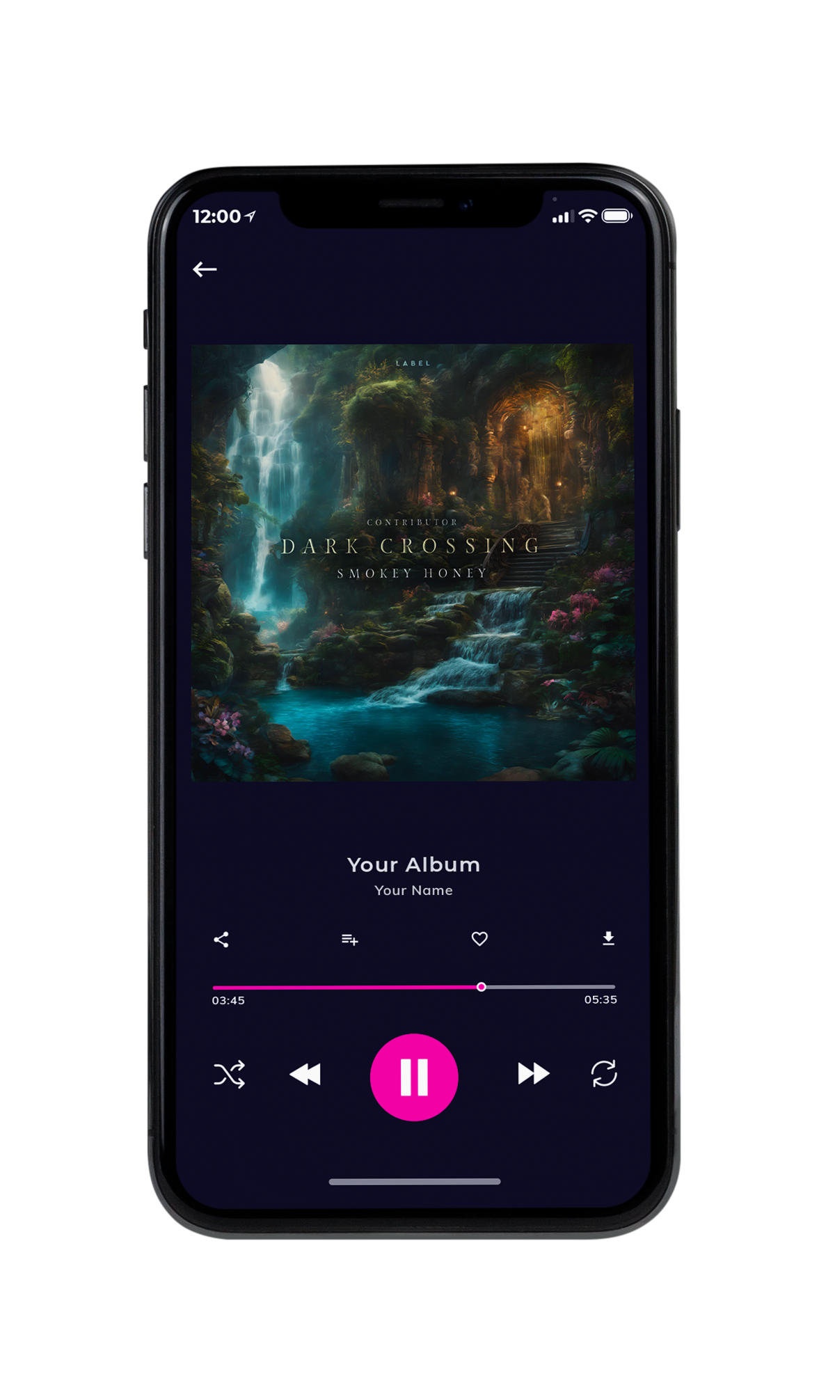 Tablet view of Premade Podcast Book Cover - Heavy Metal #10418 | AlbumArtZone*