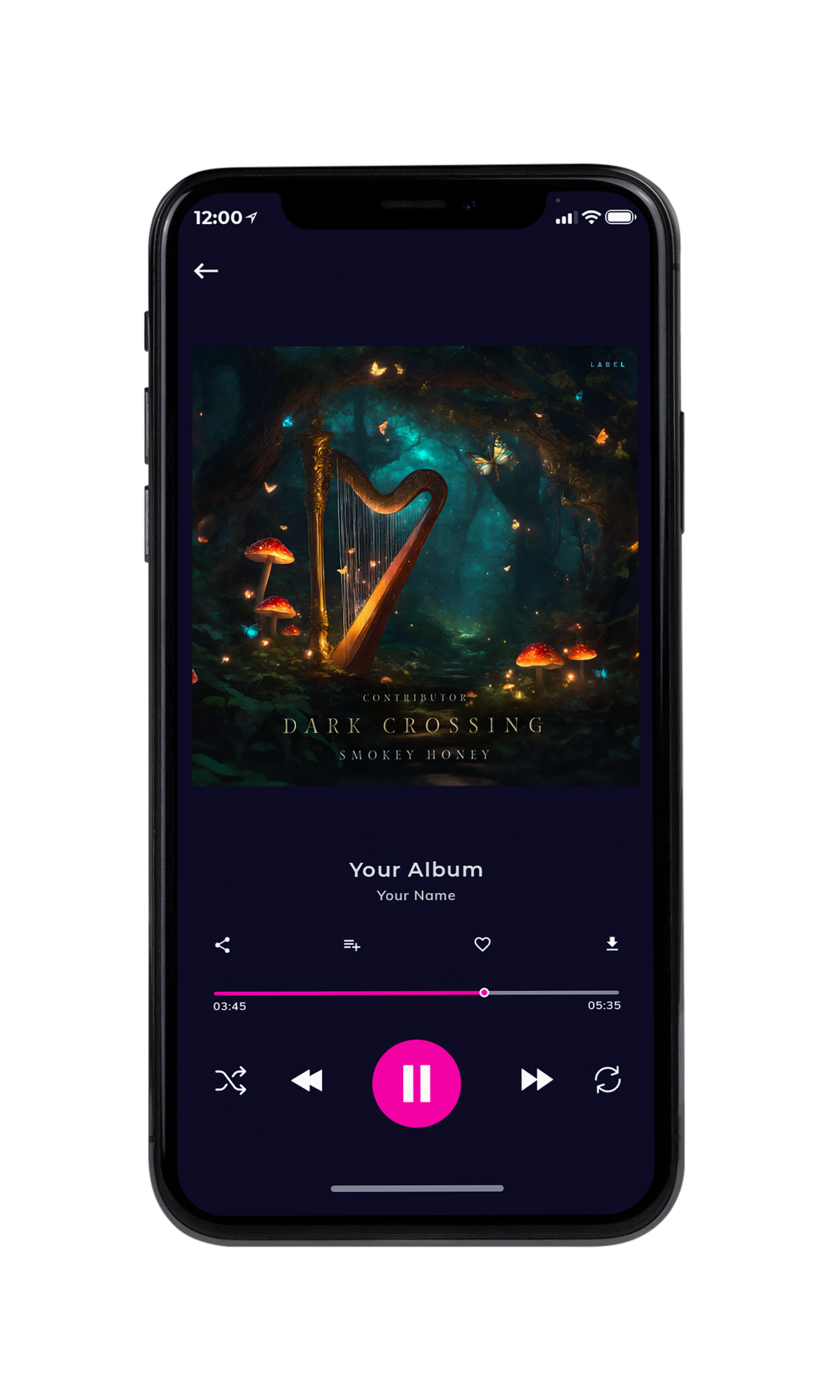 Tablet view of Premade Indie & Folk Music Book Cover - Heavy Metal #10420 | AlbumArtZone*