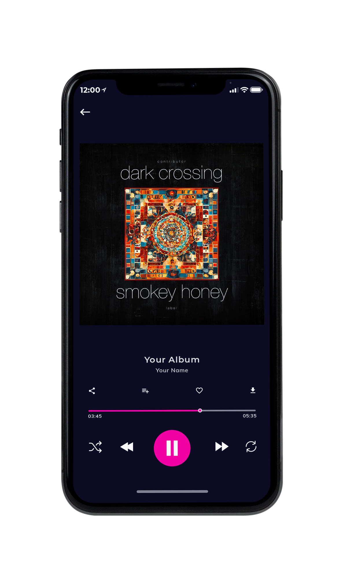 Tablet view of Premade Contemporary Music Album Cover - Antique Brass #10436 | AlbumArtZone*