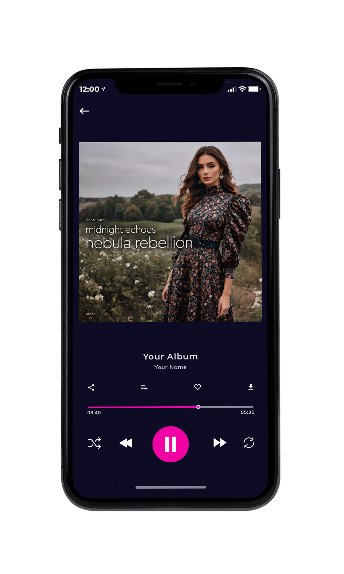 Tablet view of Premade Country & Acoustic Album Cover - Birch #10441 | AlbumArtZone*