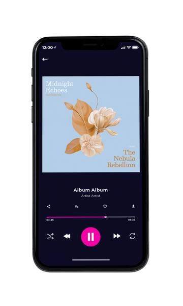Tablet view of Premade Podcast Album Cover - Heather #10465 | AlbumArtZone*