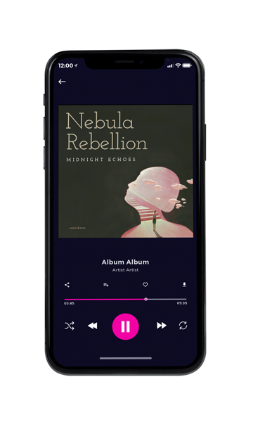 Tablet view of Premade Electronica & Ambient Book Cover - Rangitoto #10500 | AlbumArtZone*