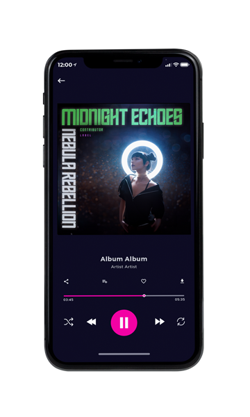 Tablet view of Premade EDM, House & Dub Album Cover - Steel Gray #10536 | AlbumArtZone*