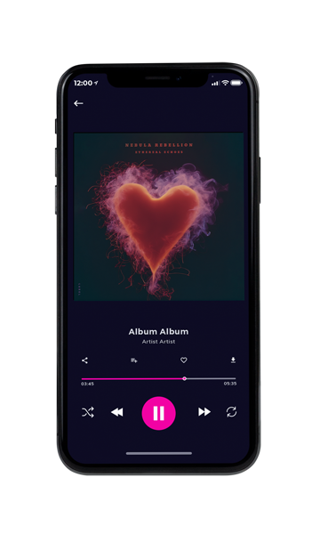 Tablet view of Premade Valentine's Day Album Cover - Mirage #10559 | AlbumArtZone*