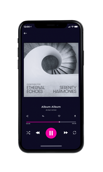 Tablet view of Premade Podcast Album Cover - French Gray #10605 | AlbumArtZone*
