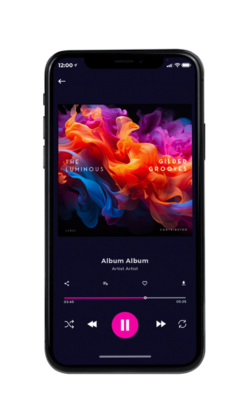 Tablet view of Premade Contemporary Music Album Cover - Burnt Sienna #10631 | AlbumArtZone*