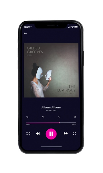 Tablet view of Premade Contemporary Music Album Cover - Fuscous Gray #10654 | AlbumArtZone*