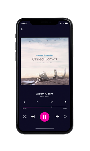 Tablet view of Premade Podcast Album Cover - Dawn Pink #10664 | AlbumArtZone*