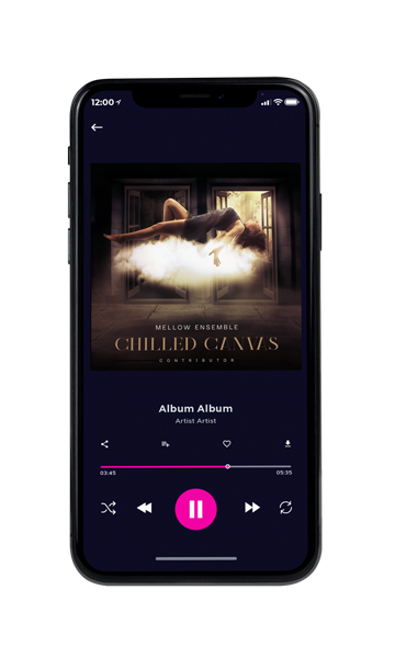 Tablet view of Premade Electronica & Ambient Album Cover - Cocoa Brown #10684 | AlbumArtZone*