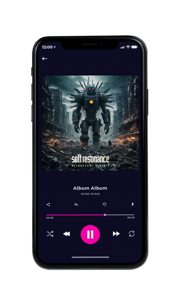 Tablet view of Premade Electronica & Ambient Album Cover - Outer Space #10731 | AlbumArtZone*