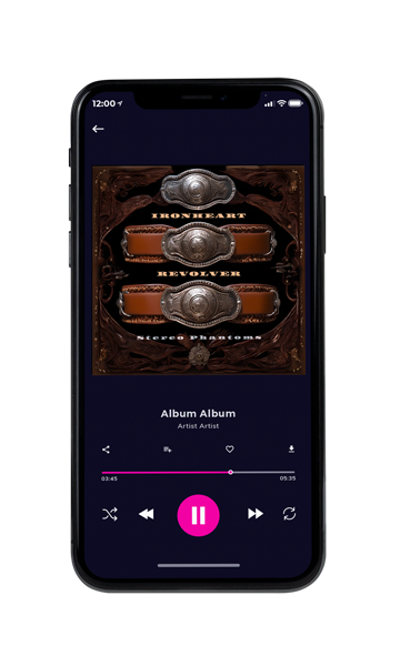 Tablet view of Premade Country & Acoustic Book Cover - Night Rider #10849 | AlbumArtZone*