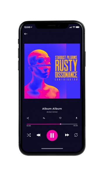 Tablet view of Premade Rock,Punk & Alternative Album Cover - Electric Violet #10959 | AlbumArtZone*