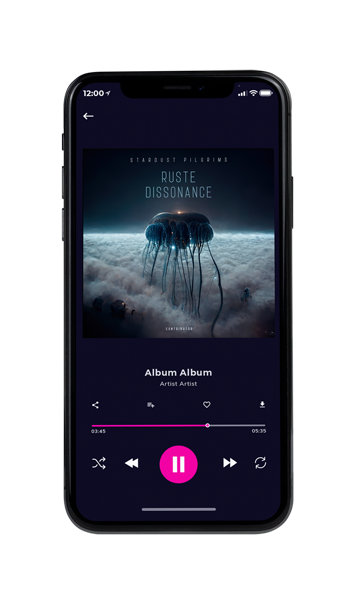 Tablet view of Premade Electronica & Ambient Book Cover - Ebony Clay #10967 | AlbumArtZone*