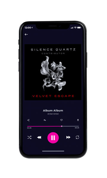 Tablet view of Premade Contemporary Music Book Cover - Black #11034 | AlbumArtZone*