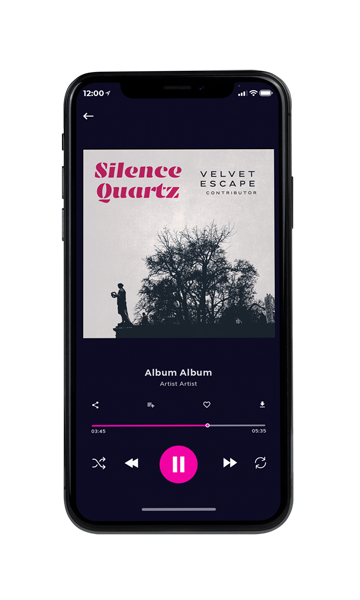 Tablet view of Premade Electronica & Ambient Album Cover - Ebony Clay #11062 | AlbumArtZone*