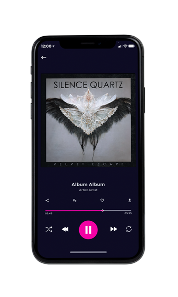 Tablet view of Premade Podcast Book Cover - Natural Gray #11070 | AlbumArtZone*